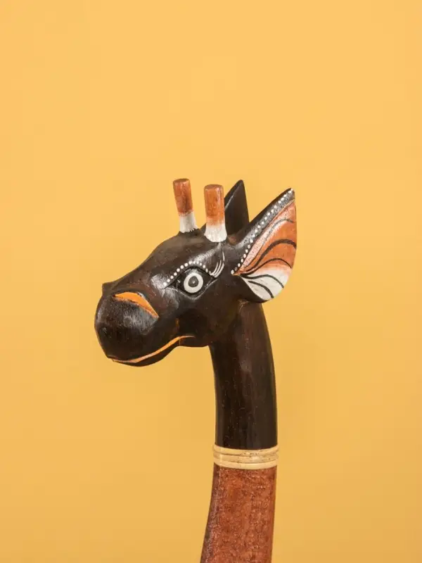 Сувенир Сувенир "Жираф" дерево 20х13х120 см, цв. коричневый