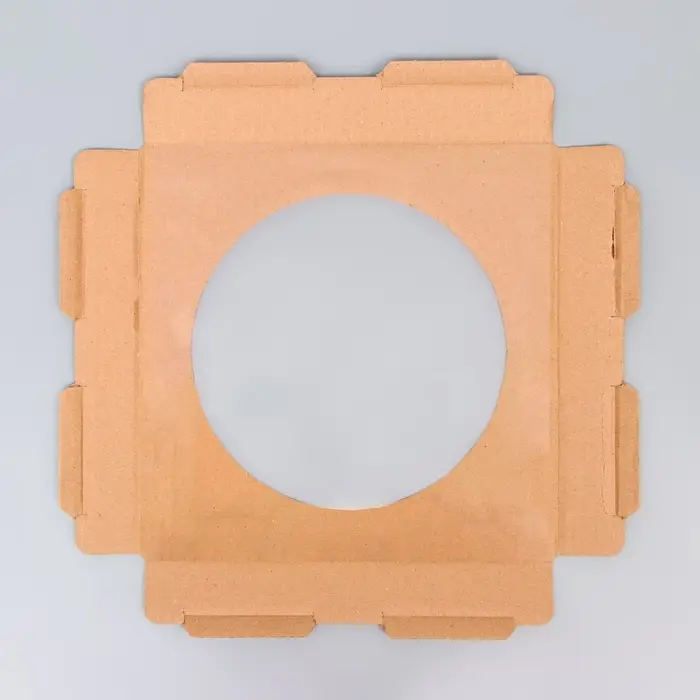 Коробка под торт, с окном, &laquo;Круг&raquo;, белая, кондитерская упаковка, 50&times;50&times;50 см