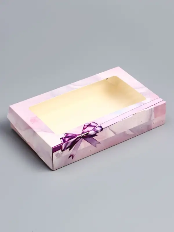 Коробка складная «Бантик» 20×12×4 см