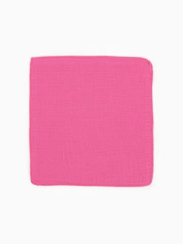 Набор платочков Крошка Я Лиловый персик 20*20 см - 6 шт, муслин, 100 % хлопок