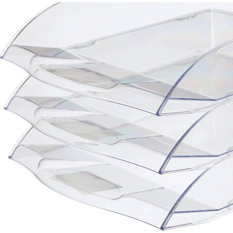 Лоток горизонтальный Attache office прозрачный