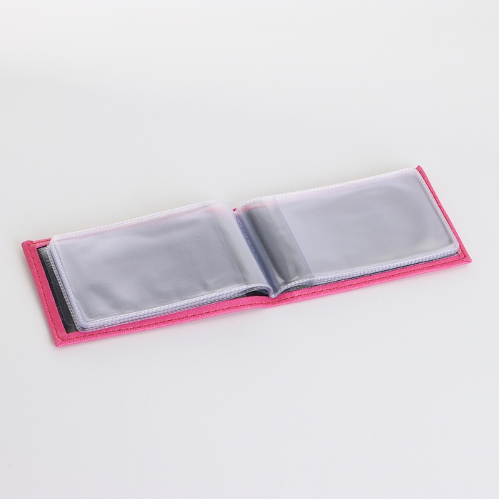 Визитница, 18 карт, цвет розовый Визитница, 18 карт, цвет розовый