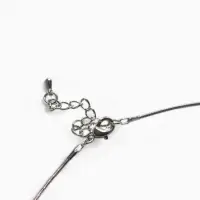 Кулон на цепочке &laquo;Юпитер&raquo;, серый в серебре, 72 см