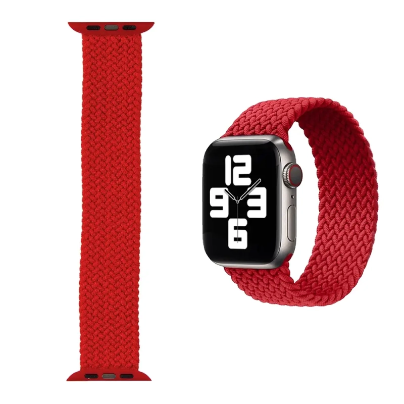 Ремешок для APL Watch 38/40/41mm плетеный матерчатый S