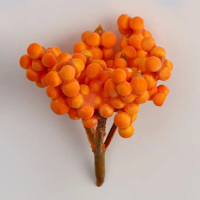 Декор «Жёлтые ягодки», 4×7×5 см