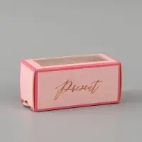 Коробка подарочная с окном &laquo;Подарок&raquo;, 12&times;5.5&times;5.5 см, самосборная