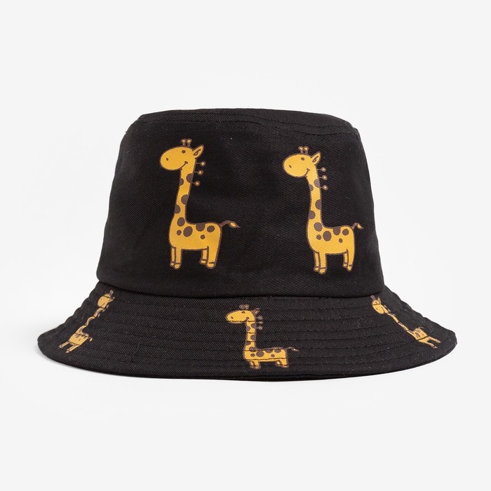 Панама детская MINAKU Панама детская MINAKU "Жирафик", р-р 50, цв. черный