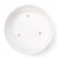 Горшок бонсайница 0,7 л, 15×5,5 см  для кактусов и суккулентов белый, керамика "Огма"