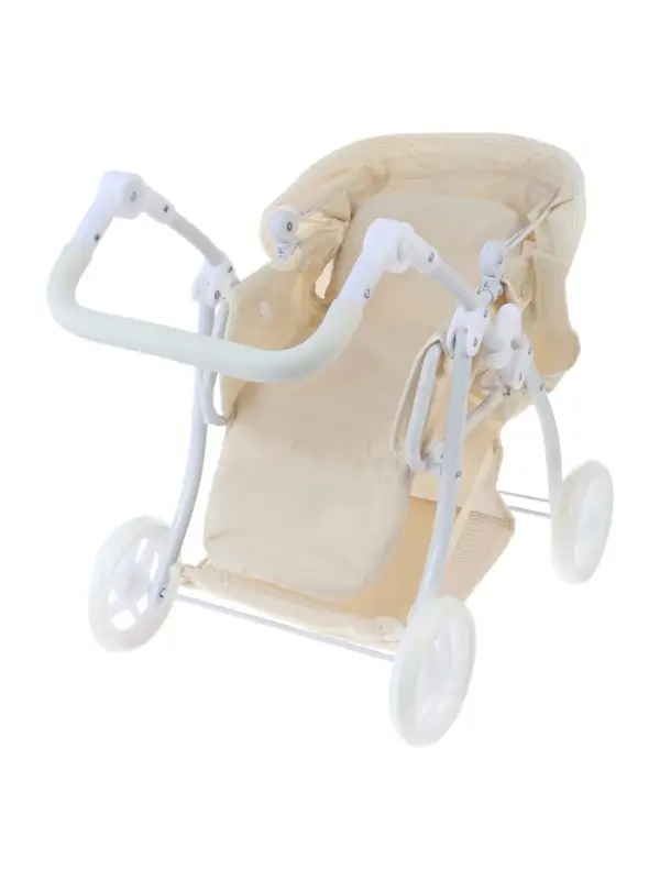 Коляска для кукол универсальная, с переноской, с корзиной, металлический каркас