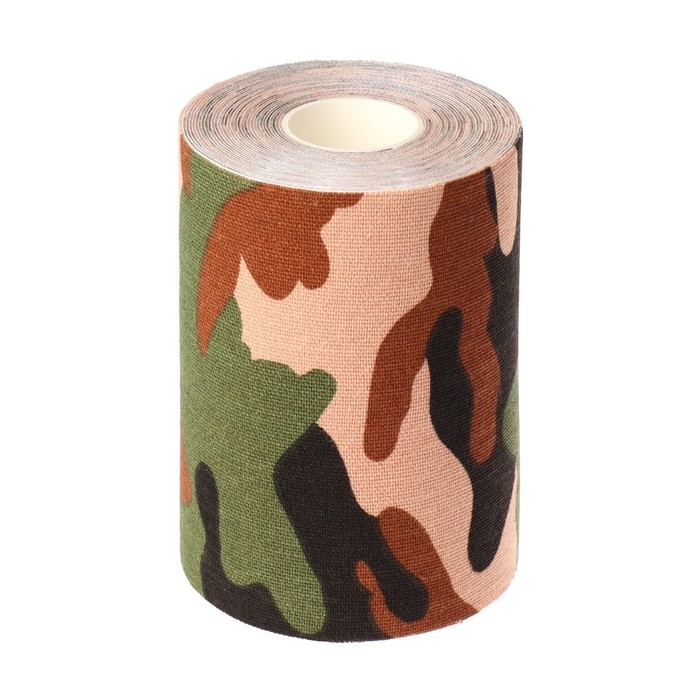 Кинезио - тейп, 10 см × 5 м, цвет камуфляж Кинезио - тейп, 10 см × 5 м, цвет камуфляж