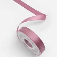 Лента атласная TEIRA, двухсторонняя, 20 мм, 25&plusmn;1 м, розовая №165