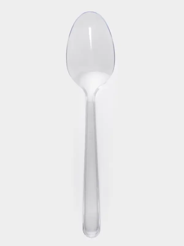 Ложки одноразовые Не ЗАБЫЛИ! &laquo;Премиум&raquo;, набор 6 шт., 18 см, пластик, прозрачные