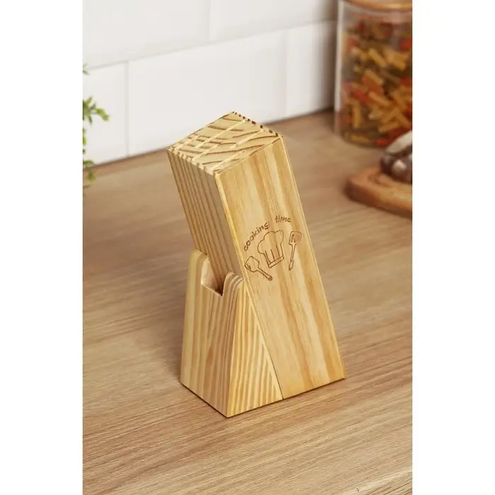 Подставка для ножей "Cooking time", 11х6х20 см