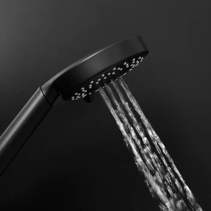 Лейка для душа ZEIN Z3212, 3 режима, средняя, пластик, чёрная