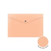 Папка-конверт на кнопке А4, 180 мкм, ErichKrause "Matt Pastel Bloom", непрозрачная, микс