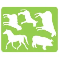 Трафарет для рисования Стамм "Домашние животные", пакет, европодвес Трафарет для рисования Стамм "Домашние животные", пакет, европодвес