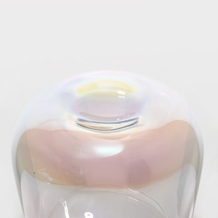 Стакан стеклянный Magistro «Иллюзия», 450 мл, цвет перламутровый Стакан стеклянный Magistro «Иллюзия», 450 мл, цвет перламутровый