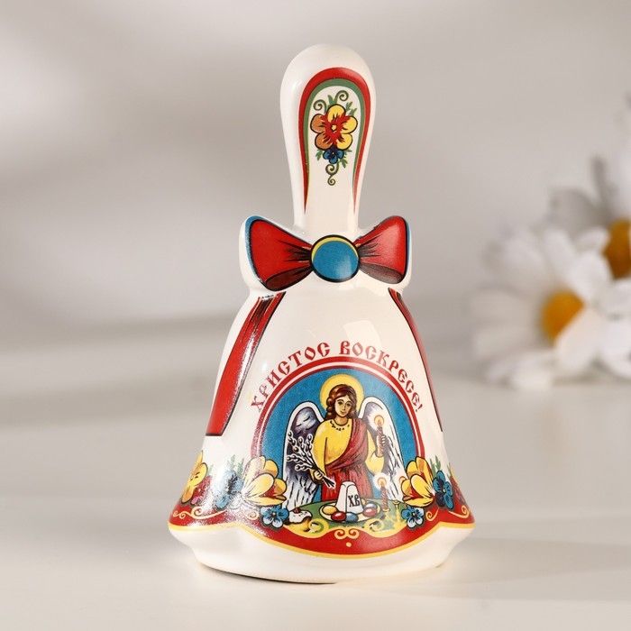 Колокольчик  Колокольчик "Бант Пасха 4", 9,5 см