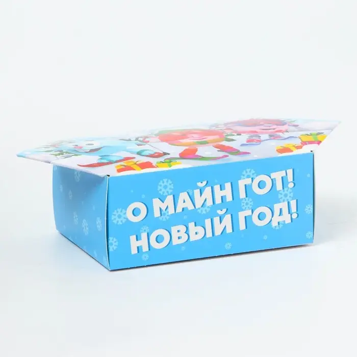 Подарочная коробка Новогодняя Конфета малая «Смешарики» лицензия 9×5.8×12.8 см (+8 см). Подарочная коробка Новогодняя Конфета малая «Смешарики» лицензия 9×5.8×12.8 см (+8 см).