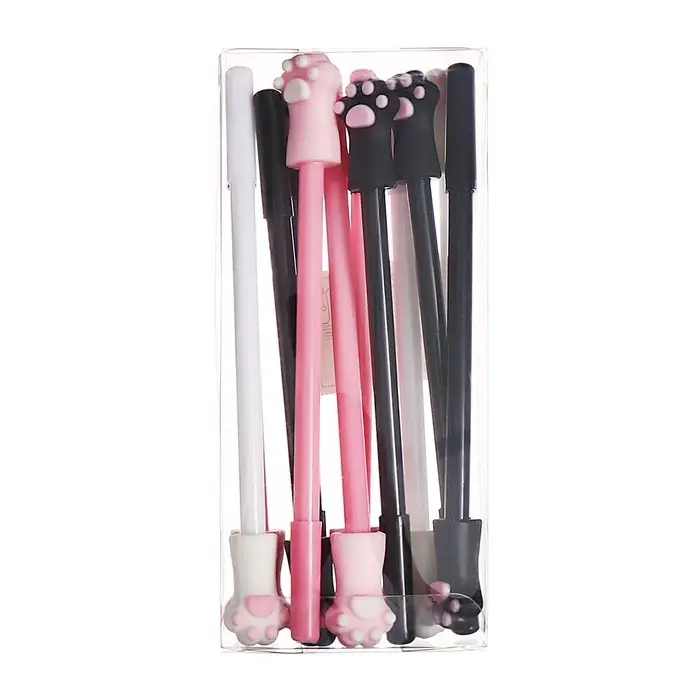 Ручка-прикол &laquo;Лапка&raquo;, тонирующий корпус, чёрный стержень, гелевая, МИКС