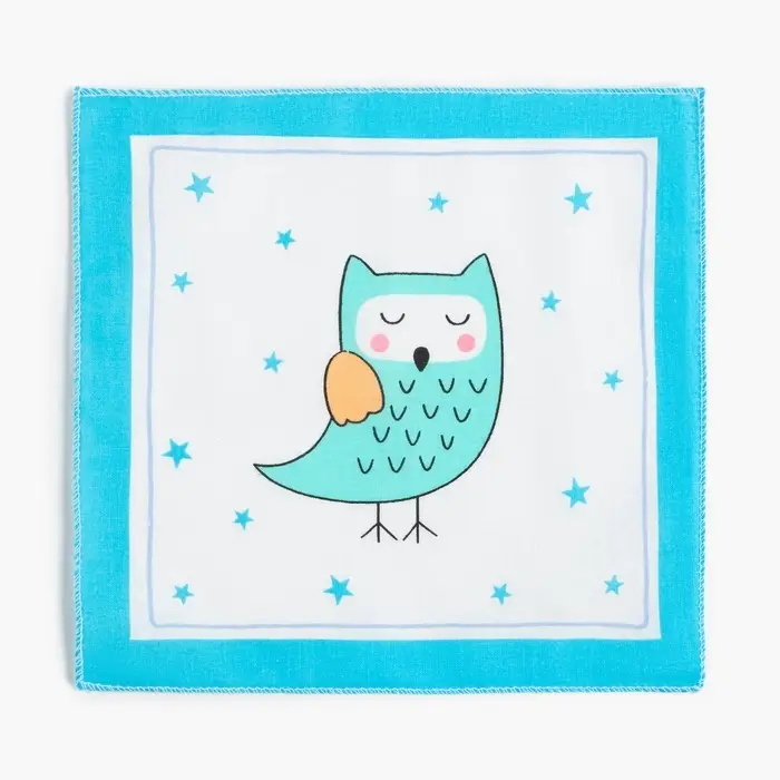 Платки носовые детские &laquo;Крошка Я. Зверята&raquo;, 21&times;21 см, набор 12 шт., хлопок 100%, МИКС