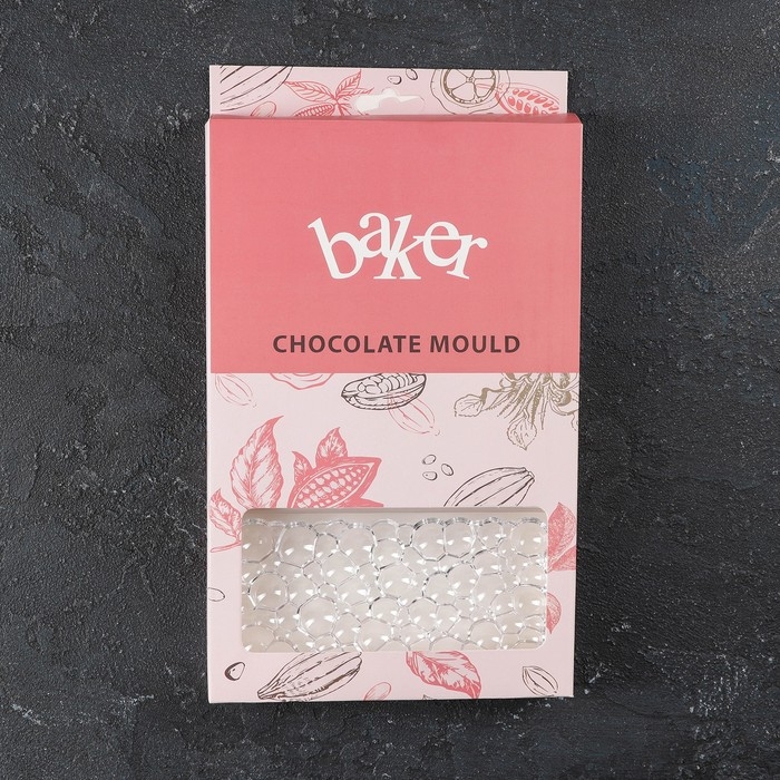 Форма для шоколада и конфет KONFINETTA «Воздушный», 3 ячейки, 27,5×17,5×2,5 см, ячейка 15,3×7,5×0,8 см Форма для шоколада и конфет KONFINETTA «Воздушный», 3 ячейки, 27,5×17,5×2,5 см, ячейка 15,3×7,5×0,8 см