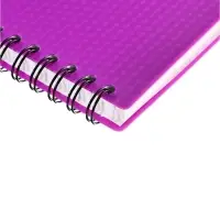 Тетрадь на спирали ErichKrause. Glance Vivid А5, 80 листов, в клетку, пластиковая обложка, блок офсет, 100% белизна, МИКС