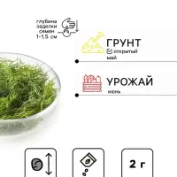 Семена Укроп "Победитель" (сер.Грядка здоровья), 2гр