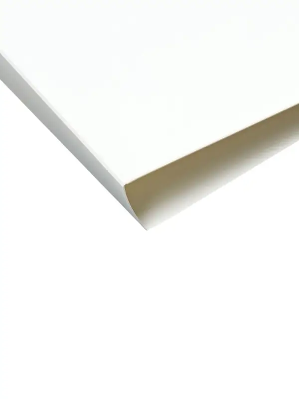 Папка на резинке А5, 500 мкм, Calligrata, корешок 15 мм, до 100 листов, белая