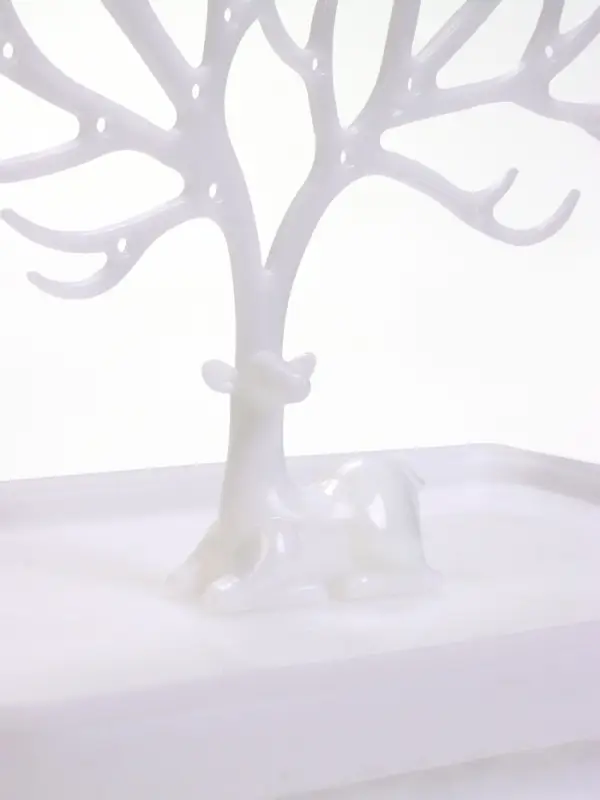 Подставка универсальная «Олень», 2 яруса, квадратная подставка,17×11×24.8 см, белая Подставка универсальная «Олень», 2 яруса, квадратная подставка,17×11×24.8 см, белая