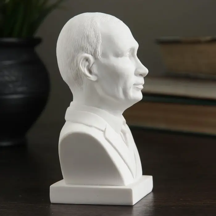 Фигурка &laquo;Бюст Путина&raquo;, белый, 11.5 см