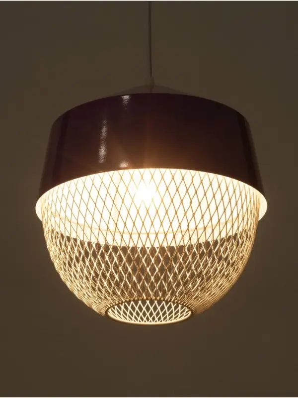 Светильник потолочный BayerLux Lea, 1&times;40 Вт, Е27, темно-фиолетовый, 26&times;26&times;32 см