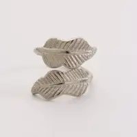 Кольцо для салфеток &laquo;Листья&raquo;, 5&times;5&times;5 см, алюминий