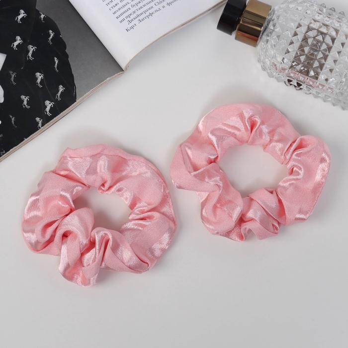 Резинка для волос Резинка для волос "Орбита" (набор 2 шт) Ариадна полосы, 9 см, розовый