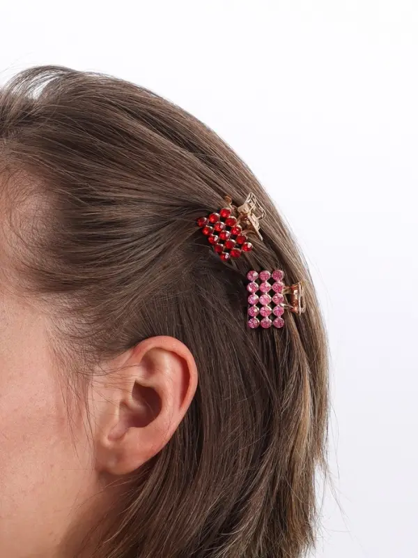 Крабик для волос «Классик», 2.5 см, золото МИКС