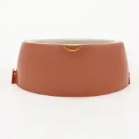 Лего-миска для животных с наклоном &laquo;Фокси&raquo; 300 мл, цвет кирпичный