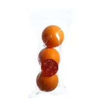 Ёлочные игрушки &laquo;Матовый&raquo;, шары новогодние, d=5.5 см, набор 3 шт., оранжевый