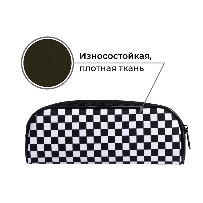 Пенал мягкий, 1 отделение, 80 х 210 х 40 мм, объёмный, Calligrata ПМО 21-20,  Пенал мягкий, 1 отделение, 80 х 210 х 40 мм, объёмный, Calligrata ПМО 21-20, "Кот"