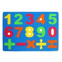 Коврик-пазл &laquo;Яркие цифры&raquo;, цвета МИКС