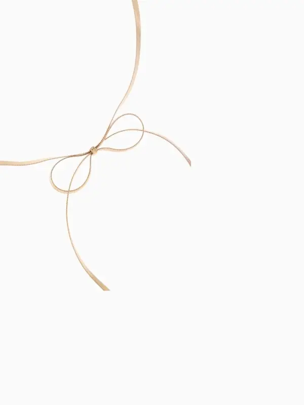 Набор 3 предмета: колье, серьги, браслет «Бантик», цвет золото Набор 3 предмета: колье, серьги, браслет «Бантик», цвет золото