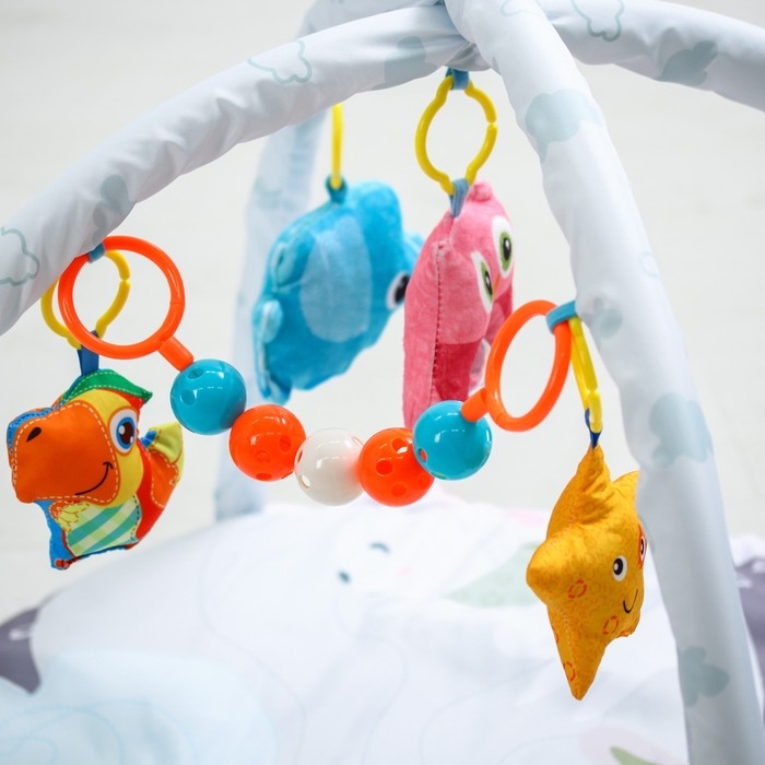 Развивающий коврик с дугами «Зайчики», 73x48 см. Развивающий коврик с дугами «Зайчики», 73x48 см.