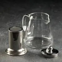 Чайник стеклянный заварочный с металлическим ситом &laquo;Эгла&raquo;, 550 мл