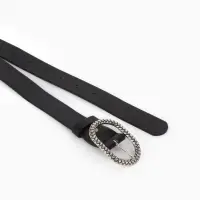 Ремень жен 05-01-02-01, Июнь2511, 2,9*0,3*110 см, винт, пряж металл, 1 прокол, черный Ремень жен 05-01-02-01, Июнь2511, 2,9*0,3*110 см, винт, пряж металл, 1 прокол, черный