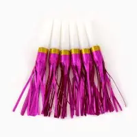 Карнавальный язычок «Дождик» цвета МИКС, 6 шт