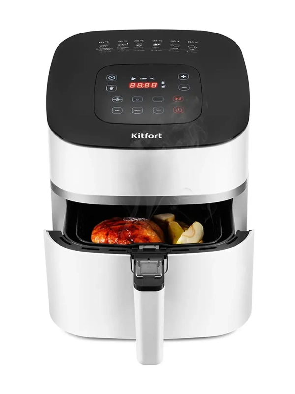 Аэрогриль электрический с поддоном КТ-2217 - 4.5 л