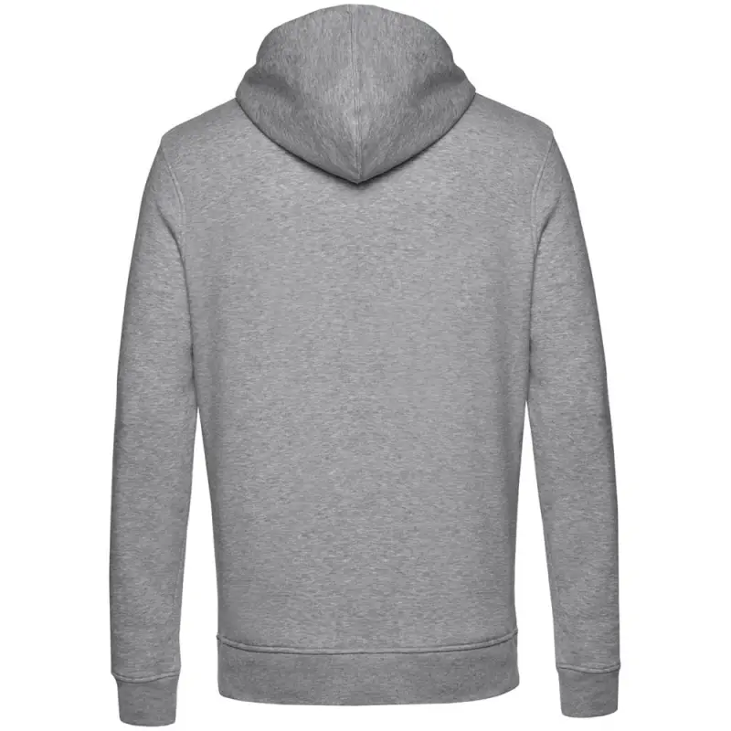 Толстовка на молнии с капюшоном унисекс BNC Inspire (Organic), серый меланж, размер XS Толстовка на молнии с капюшоном унисекс BNC Inspire (Organic), серый меланж, размер XS