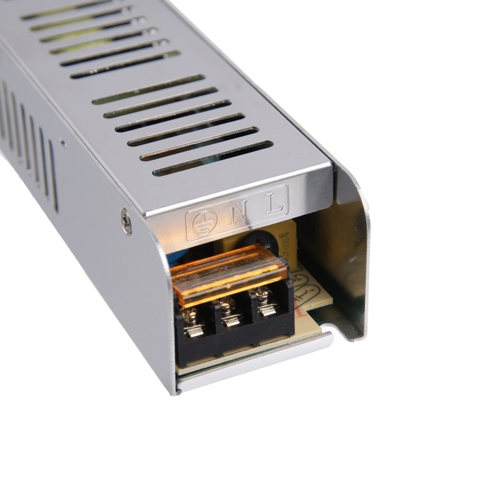 Плоский блок питания Ecola для светодиодной ленты 12 В, 100 Вт, IP20 Плоский блок питания Ecola для светодиодной ленты 12 В, 100 Вт, IP20