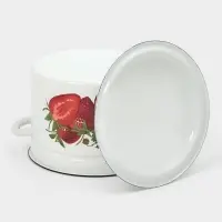 Кастр.цил.борт. 9л (белая)СА