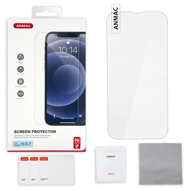 Защитное стекло iPh 13 Pro Max ANMAC Арт. 1137218 Защитное стекло iPh 13 Pro Max ANMAC Арт. 1137218
