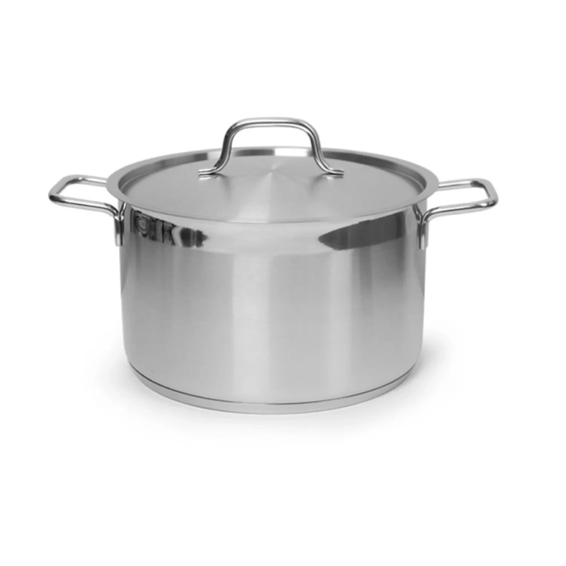 Кастрюля 5л нерж.тройное дно d=235 h=130,с кр.,серияSatin LUXSTAHL кт3156